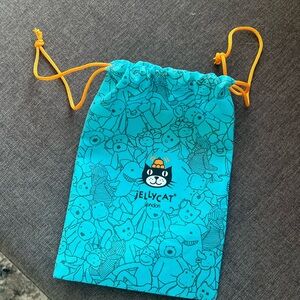 Jellycat London Drawstring Bag - Blue and Orange